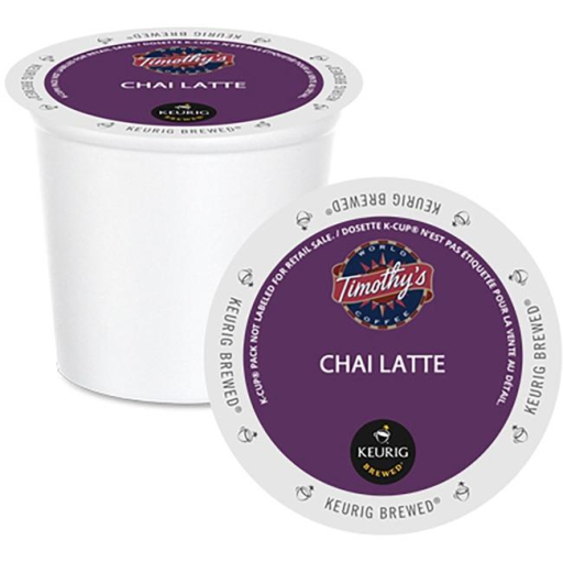 TEA-K CUP TIMOTHY'S CHAI LATTE  (10817) 24/BX