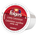 COFFEE-K CUP FOLGERS LIVELY COLOMBIAN MEDIUM ROAST (20509) 24/BX