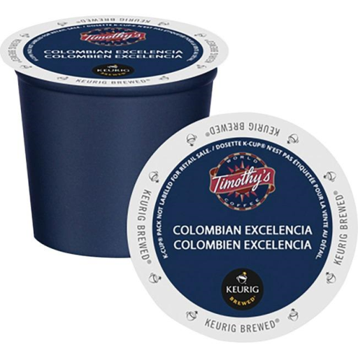 COFFEE-K CUP TIMOTHY'S COLOMBIAN EXCELENCIA 24/BX
