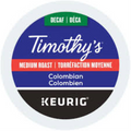 COFFEE-TIMOTHY'S DECAF COLOMBIAN 70.8G MEDIUM ROAST 24/BX