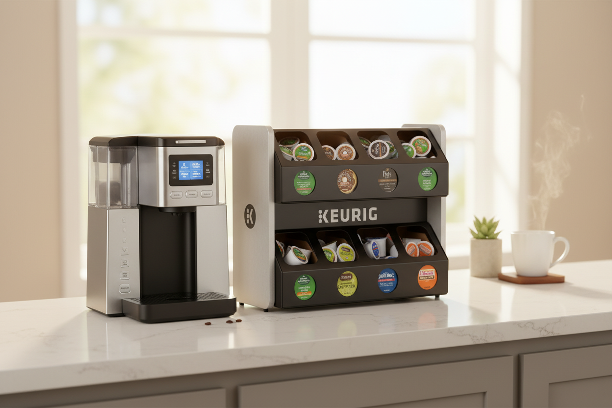 Keurig Storage Shelf Lifestyle Image
