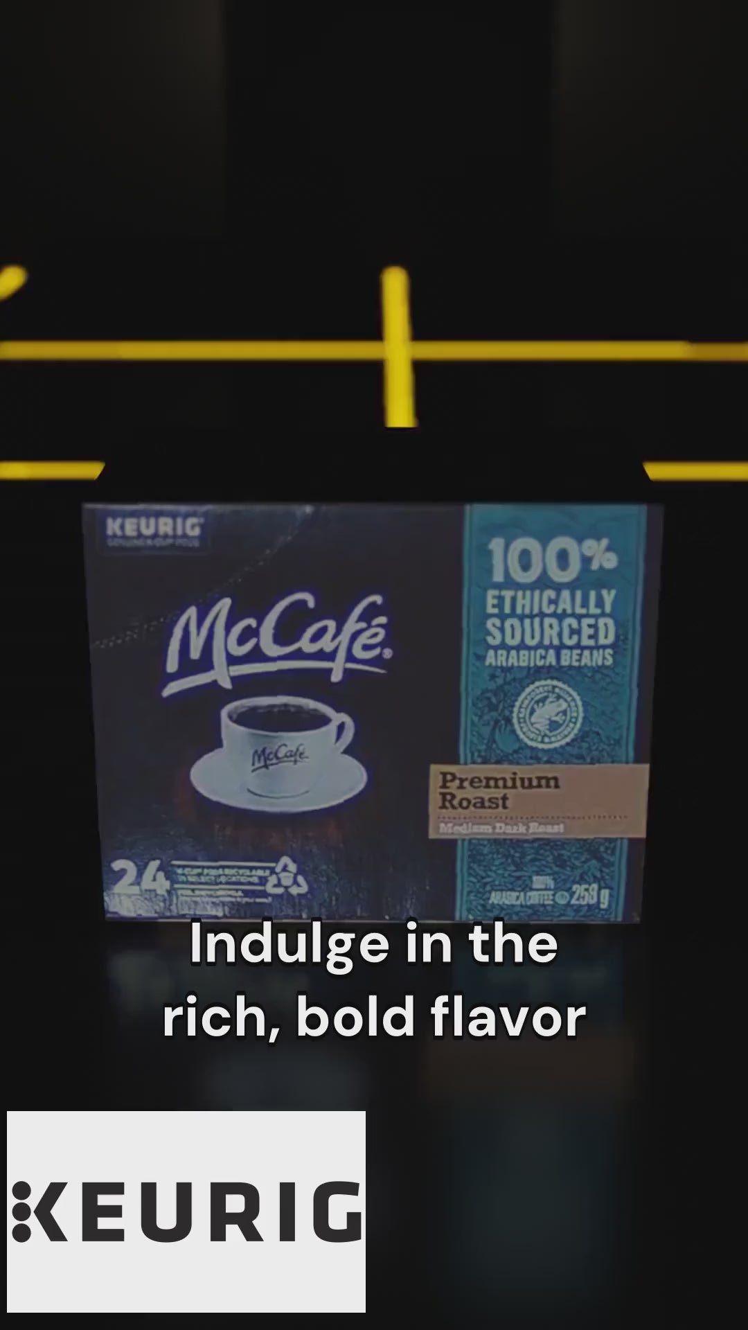 COFFEE-K CUP MCCAFE PREMIUM MED-DARK ROAST-60832 24/BX