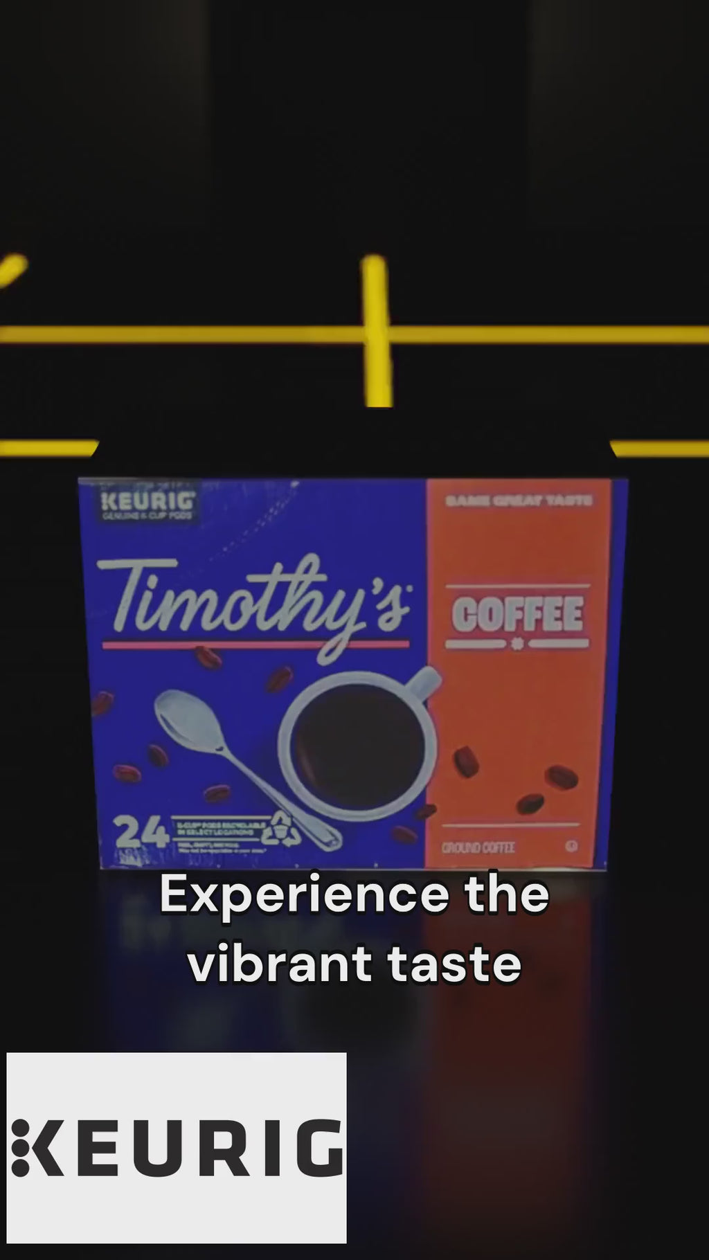 COFFEE-K CUP TIMOTHY'S COLOMBIAN EXCELENCIA 24/BX